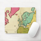 Schlichte Weltkarte Mousepad (Mit Mouse)