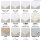 Schlichte White Arch Style Felt Ecru Blank Wedding Einladung