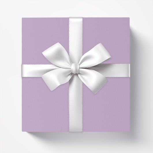 Schlichte Wisteria lila Geschenkpapier