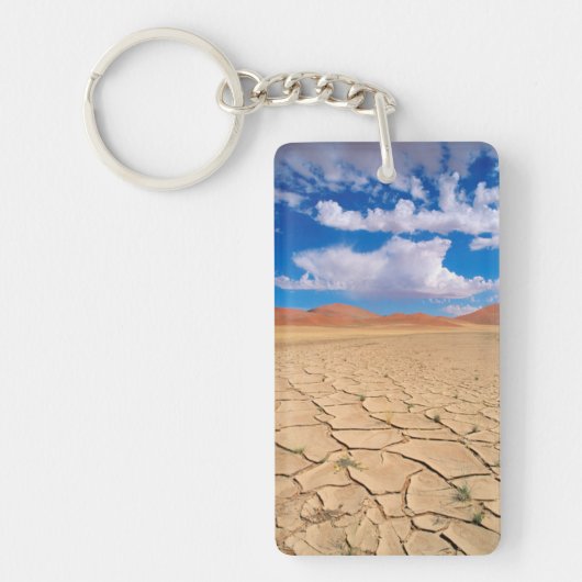 schlichte Wüste Schlüsselanhänger (Vorderseite)