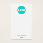 Schlichte Zwei-Add-Logo-Clip-Zubehör-Anzeige (Vorderseite)