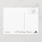 Schlichten Winter die Mill-Creek-Flut gerettet Postkarte (Rückseite)