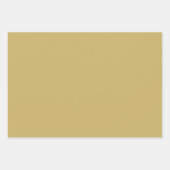 Schlichter Ahornapfel Cashmere Brown Shades 3 Tone Geschenkpapier Set (Vorderseite)