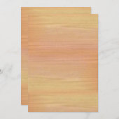 Schlichter Ahornholz Einladung (Vorne/Hinten)