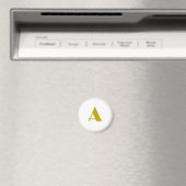 Schlichter Anfangsbuchstabe für einfarbiges Monogr Magnet (In Situ (Geschirrspüler))