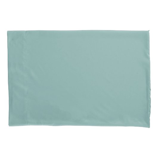 Schlichter Aquamariner Pillowcase Kissenbezug (Vorderseite)