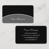 Schlichter Beruflicher Kontakt mit der modernen Ku Visitenkarte (Vorne/Hinten)