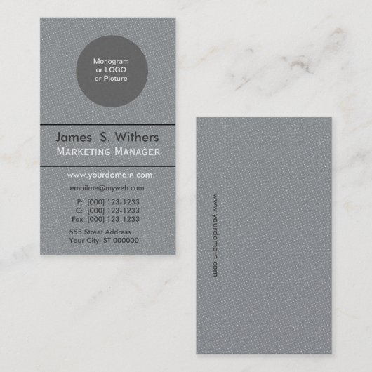 Schlichter beunruhigter Lieblingsschweizer Visitenkarte (Vorne/Hinten)