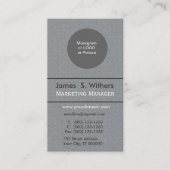 Schlichter beunruhigter Lieblingsschweizer Visitenkarte (Vorderseite)