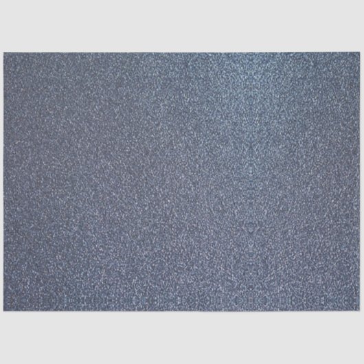 Schlichter blauer Glitzer Seidenpapier (Vorderseite)