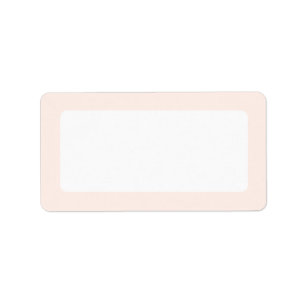 schlichter blauer rosa Rand Adressaufkleber