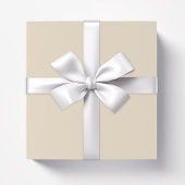 Schlichter Champagner in fester Farbe Geschenkpapier