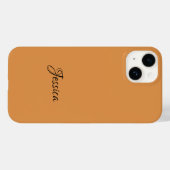 Schlichter, einfacher Skriptname Case-Mate iPhone Hülle (Rückseite (Horizontal))