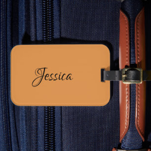 Schlichter, einfacher Skriptname Gepäckanhänger