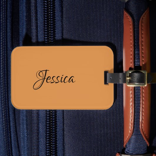 Schlichter, einfacher Skriptname Gepäckanhänger (Vorderseite Insitu 4)