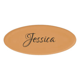 Schlichter, einfacher Skriptname Namenschild