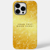 Schlichter, einzigartiger goldener Hintergrund Case-Mate iPhone Hülle (Rückseite)