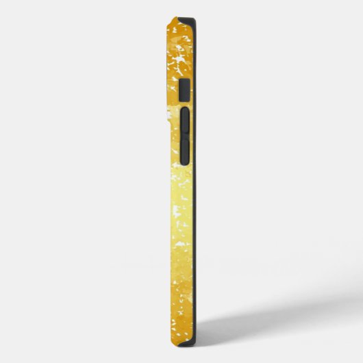 Schlichter, einzigartiger goldener Hintergrund Case-Mate iPhone Hülle (Rückseite / Links)