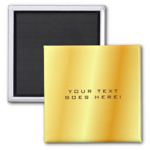Schlichter, einzigartiger goldener Hintergrund Magnet
