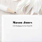 Schlichter eleganter Beruflicher, fettformatierter (Insitu)