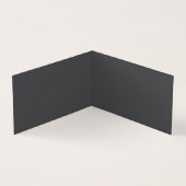 Schlichter, eleganter, grauer Holzhintergrund Mini Visitenkarten (Innenseite)