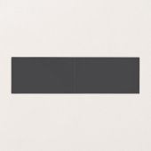 Schlichter, eleganter, grauer Holzhintergrund Mini Visitenkarten (Innenseite Aufgefaltet)