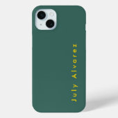 Schlichter eleganter Minimalistischer Name Case-Mate iPhone Hülle (Rückseite)