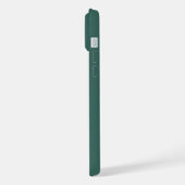 Schlichter eleganter Minimalistischer Name iPhone Hülle (Linke Seite)