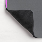 Schlichter eleganter moderner einfacher rosa mousepad (Ecke)