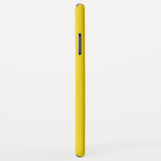 Schlichter gelber Hintergrund Case-Mate iPhone Hülle (Hinten/Rechts)