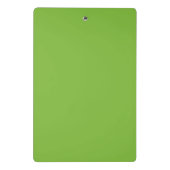 Schlichter Grasshopfgrün Mini Klemmbrett (Rückseite)