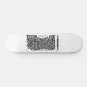 Schlichter "Heart Sutra Shakyo" Deck Skateboard (Horizontal)