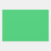 Schlichter, heller Frühling UFO Grüne Schattierung Geschenkpapier Set (Vorderseite 3)