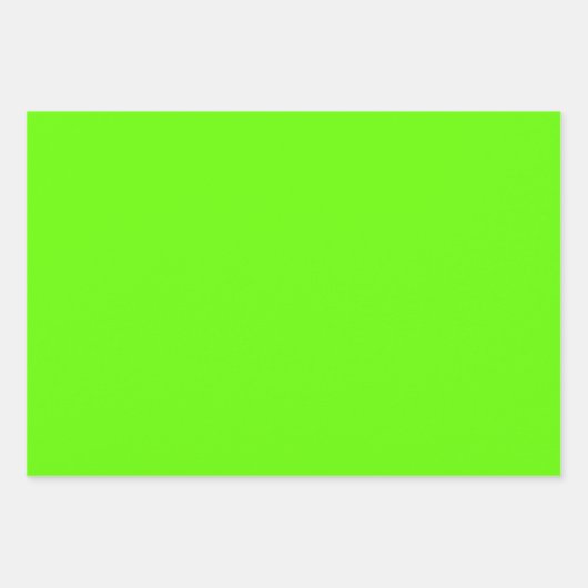 Schlichter, heller Frühling UFO Grüne Schattierung Geschenkpapier Set (Vorderseite)