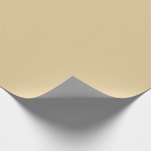 Schlichter Hintergrund der Creme Soft Pastel Geschenkpapier (Ecke)