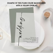 Schlichter Hintergrund für Vellum Overlay Einladung