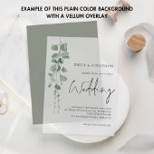 Schlichter Hintergrund für Vellum Overlay Einladung