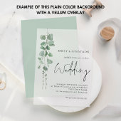 Schlichter Hintergrund für Vellum Overlay Einladung