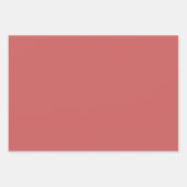 Schlichter Kaiserschnitt Indische Rote Schatten 3  Geschenkpapier Set (Vorderseite 3)