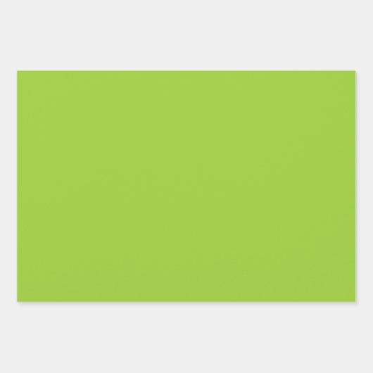 Schlichter Kreml Limon-Gelbe Grüne Schattierungen  Geschenkpapier Set (Vorderseite 3)