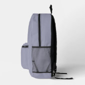 Schlichter Languid-Lavendel in fester Farbe Bedruckter Rucksack (Rechts)