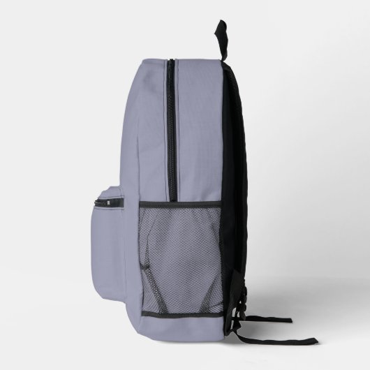 Schlichter Languid-Lavendel in fester Farbe Bedruckter Rucksack (Rechts)