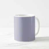 Schlichter Languid-Lavendel in fester Farbe Kaffeetasse (VorderseiteRechts)