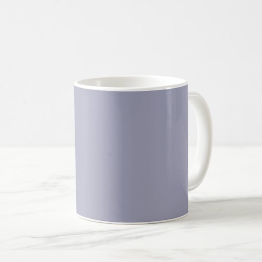 Schlichter Languid-Lavendel in fester Farbe Kaffeetasse (VorderseiteRechts)