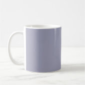 Schlichter Languid-Lavendel in fester Farbe Kaffeetasse (Links)