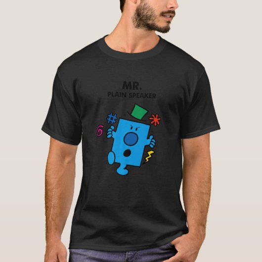 Schlichter Lautsprecher Grumpy T-Shirt (Vorderseite)