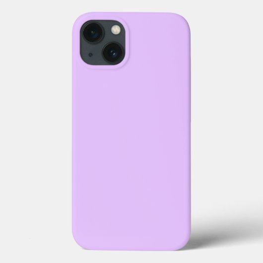 Schlichter Lavendel - Anpassen - iPhone Cover (Rückseite)
