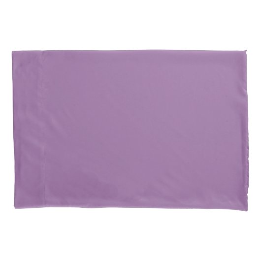 Schlichter Lila Pillowcase Kissenbezug (Vorderseite)