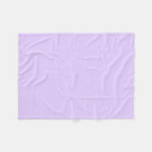 Schlichter Lilac-Hintergrund Fleecedecke (Vorderseite (Horizontal))