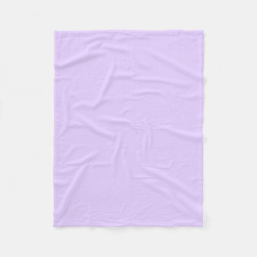 Schlichter Lilac-Hintergrund Fleecedecke (Vorderseite)